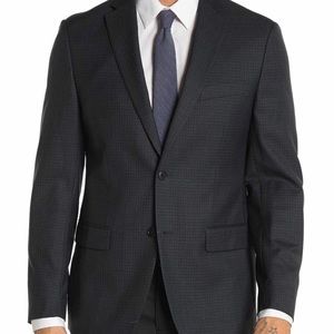 Michael Kors Mini Check Two Button Sports Coat